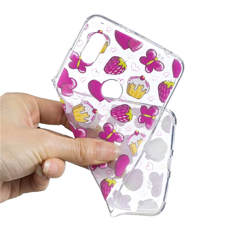 Pattern Printing IMD TPU Gel Phone Cover for Xiaomi Redmi S2 / Redmi Y2 - Cakes and Strawberries-5