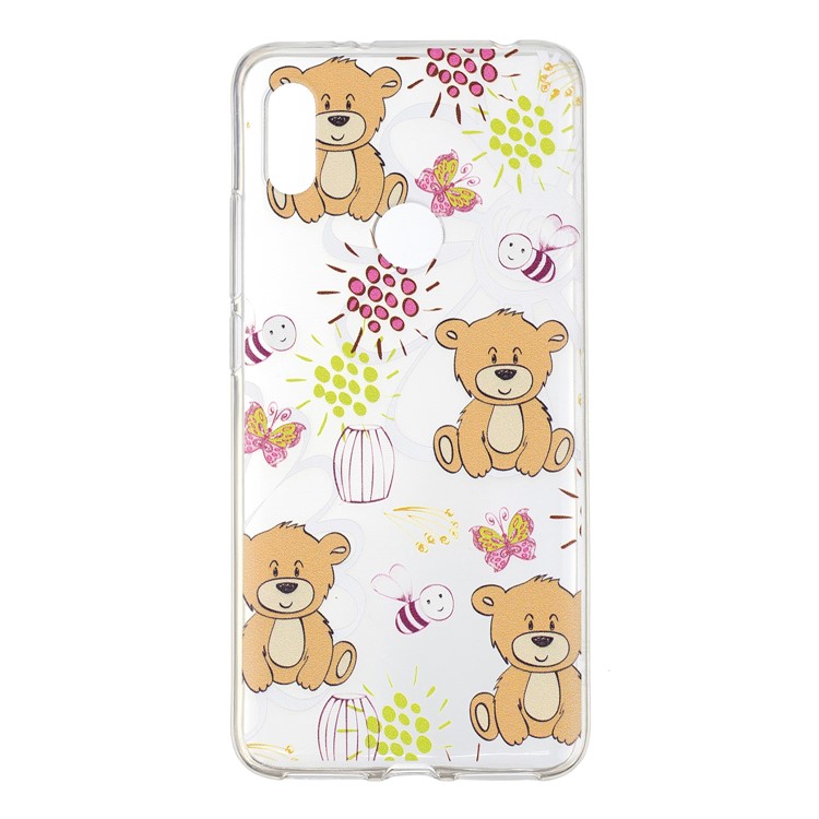 Pattern Printing IMD TPU Soft Case for Xiaomi Redmi S2 / Redmi Y2 - Brown Bears-2