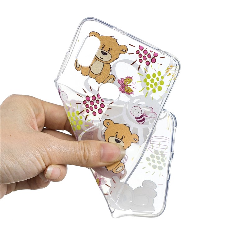 Pattern Printing IMD TPU Soft Case for Xiaomi Redmi S2 / Redmi Y2 - Brown Bears-5