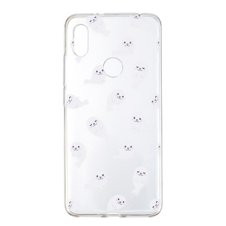 Pattern Printing IMD TPU Soft Cover for Xiaomi Redmi S2 / Redmi Y2 - Sea Lion-2