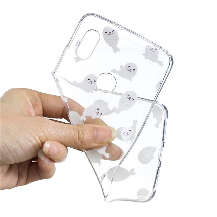 Pattern Printing IMD TPU Soft Cover for Xiaomi Redmi S2 / Redmi Y2 - Sea Lion-5