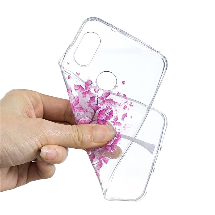 Pattern Printing IMD TPU Soft Case for Xiaomi Mi A2 Lite / Redmi 6 Pro - Tree-3