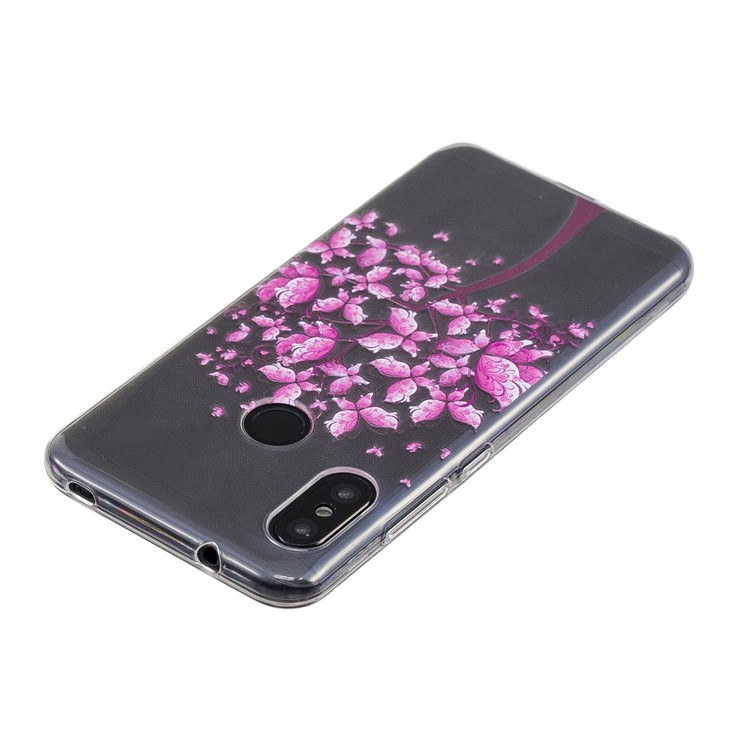 Pattern Printing IMD TPU Soft Case for Xiaomi Mi A2 Lite / Redmi 6 Pro - Tree-5