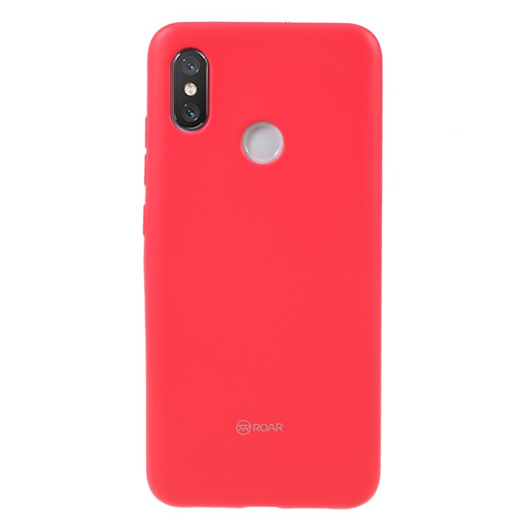 ROAR KOREA All Day Matte TPU Back Case for Xiaomi Mi 8 (6.21-inch) - Red-2