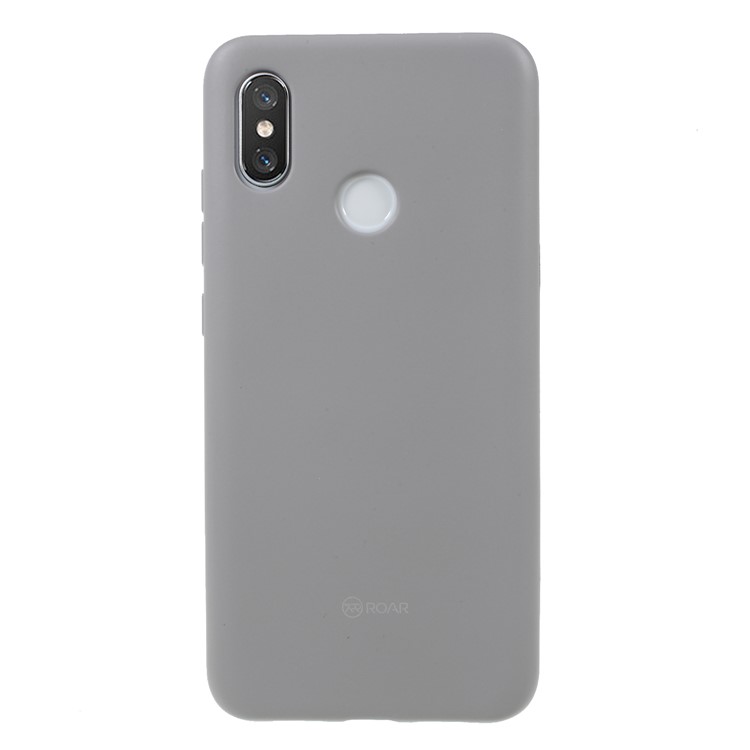 ROAR KOREA All Day Matte TPU Mobile Phone Cover for Xiaomi Mi 8 (6.21-inch) - Grey-1