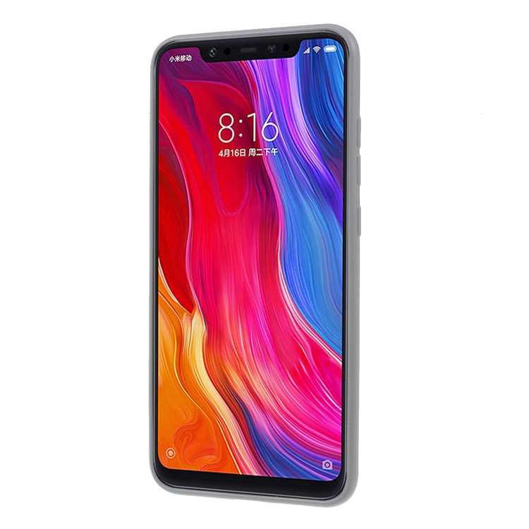 ROAR KOREA All Day Matte TPU Mobile Phone Cover for Xiaomi Mi 8 (6.21-inch) - Grey-2