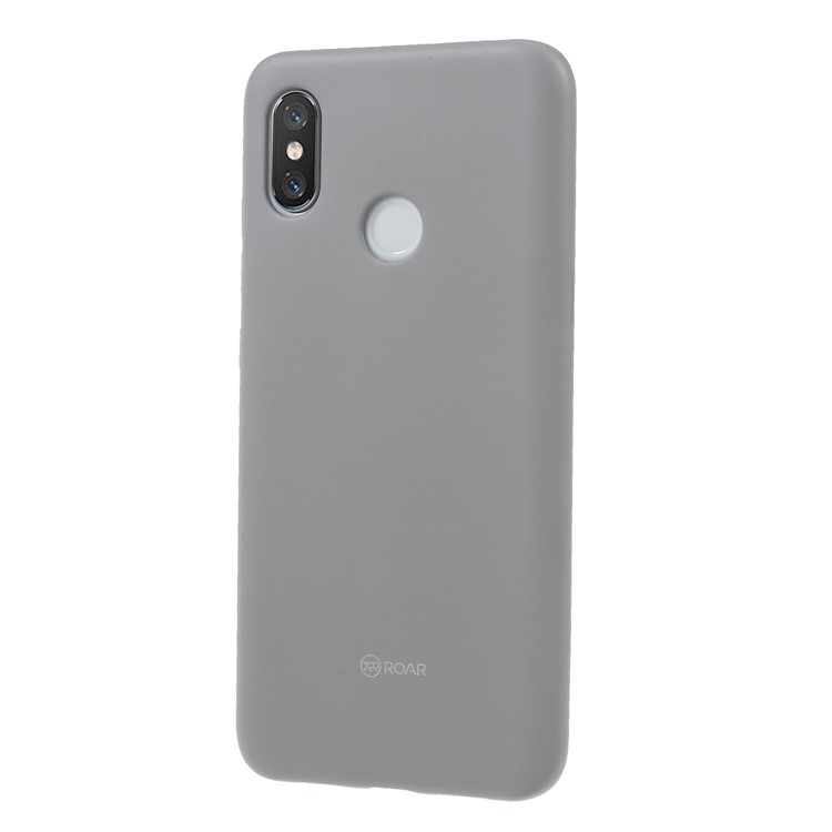 ROAR KOREA All Day Matte TPU Mobile Phone Cover for Xiaomi Mi 8 (6.21-inch) - Grey-3