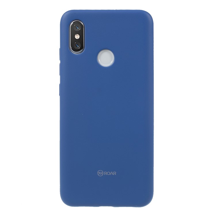 ROAR KOREA All Day Matte TPU Protection Case Cover for Xiaomi Mi 8 (6.21-inch) - Blue-1
