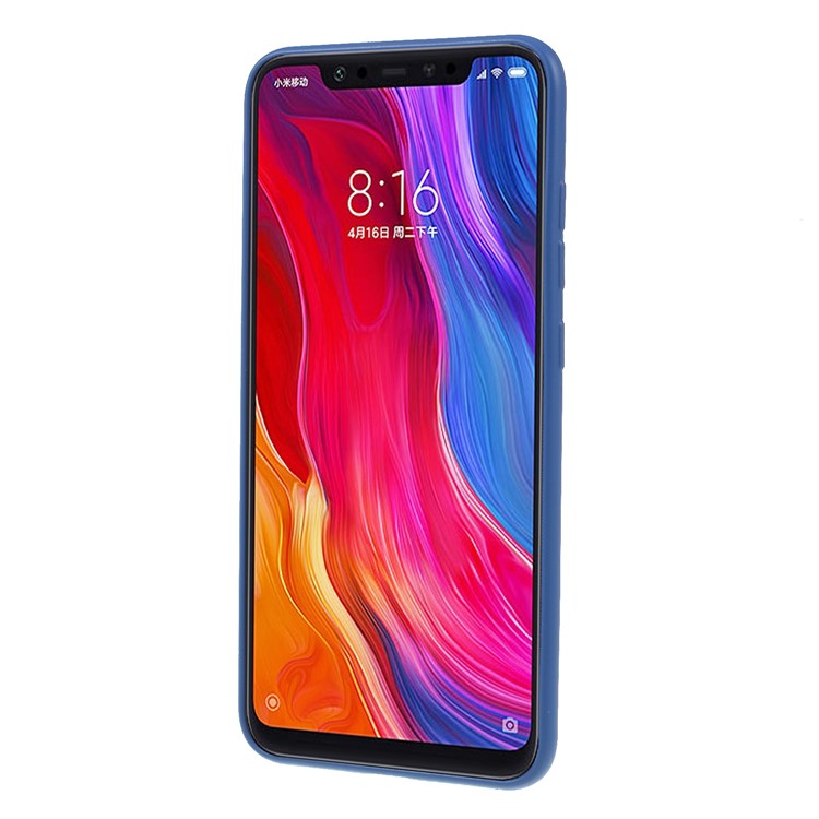ROAR KOREA All Day Matte TPU Protection Case Cover for Xiaomi Mi 8 (6.21-inch) - Blue-2