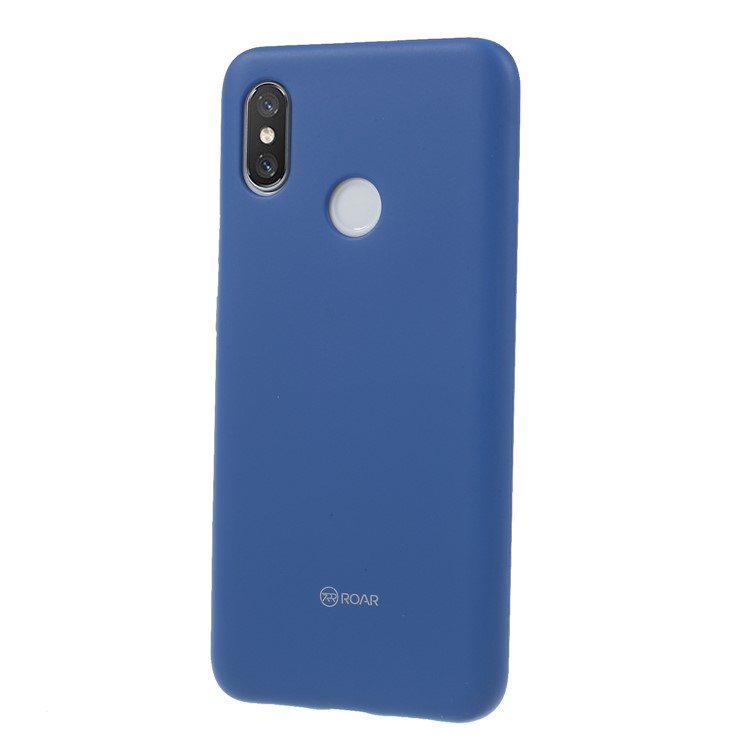 ROAR KOREA All Day Matte TPU Protection Case Cover for Xiaomi Mi 8 (6.21-inch) - Blue-3