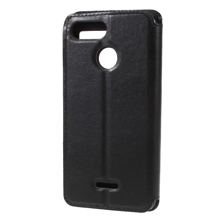 ROAR KOREA View Window Noble Leather Card Holder Cover for Xiaomi Redmi 6 (Dual Camera: 12MP+5MP) - Black-2