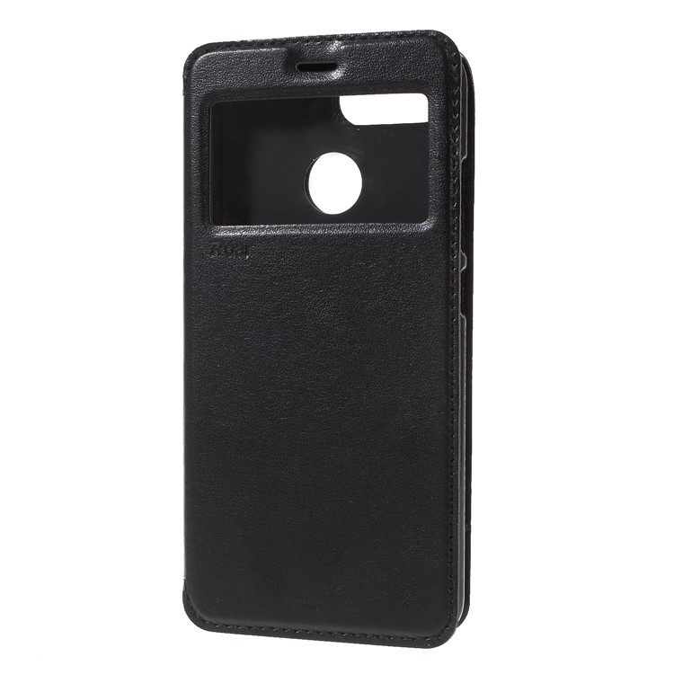 ROAR KOREA View Window Noble Leather Card Holder Cover for Xiaomi Redmi 6 (Dual Camera: 12MP+5MP) - Black-3
