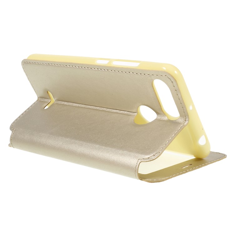 ROAR KOREA View Window Noble Leather Shell with Card Holder for Xiaomi Redmi 6 (Dual Camera: 12MP+5MP) - Gold-5