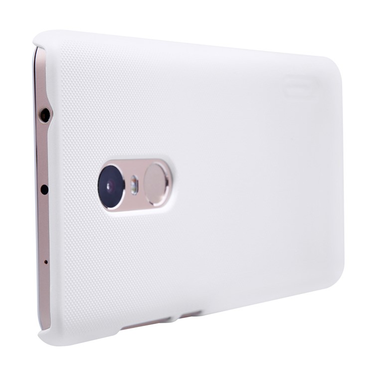 NILLKIN Frosted Shield Hard PC Cover for Xiaomi Redmi Note 4 - White-5