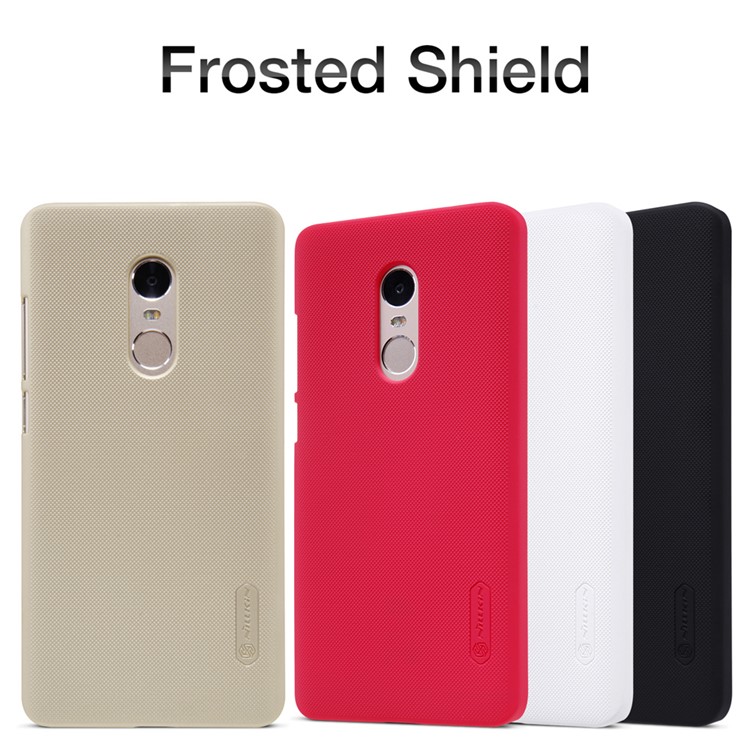 NILLKIN Frosted Shield Hard PC Cover for Xiaomi Redmi Note 4 - White-7