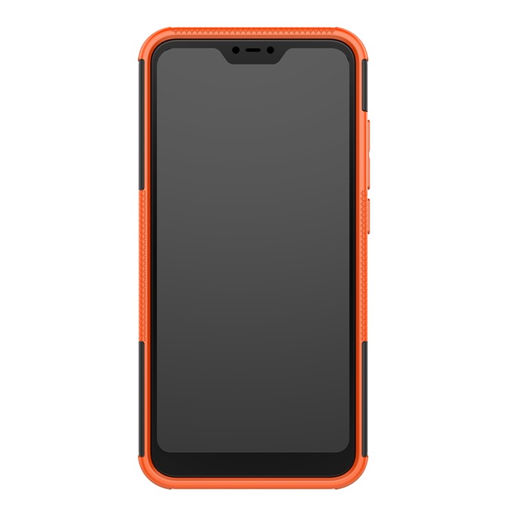 Anti-slip PC + TPU Hybrid Kickstand Mobile Casing for Xiaomi Mi A2 Lite / Redmi 6 Pro - Orange-11