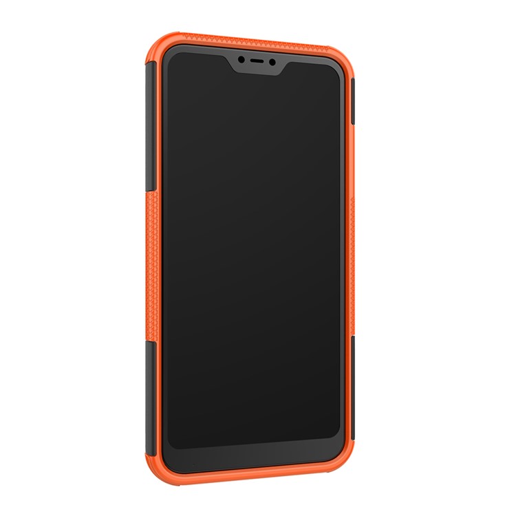 Anti-slip PC + TPU Hybrid Kickstand Mobile Casing for Xiaomi Mi A2 Lite / Redmi 6 Pro - Orange-5