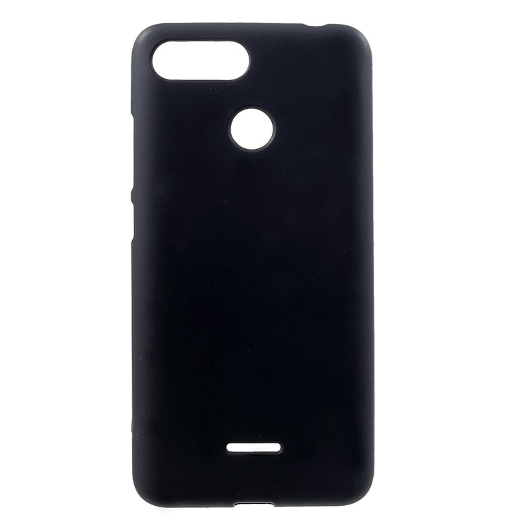 Double-Sided Matte Soft TPU Mobile Phone Case for Xiaomi Redmi 6 (Dual Camera: 12MP+5MP) - Black-1