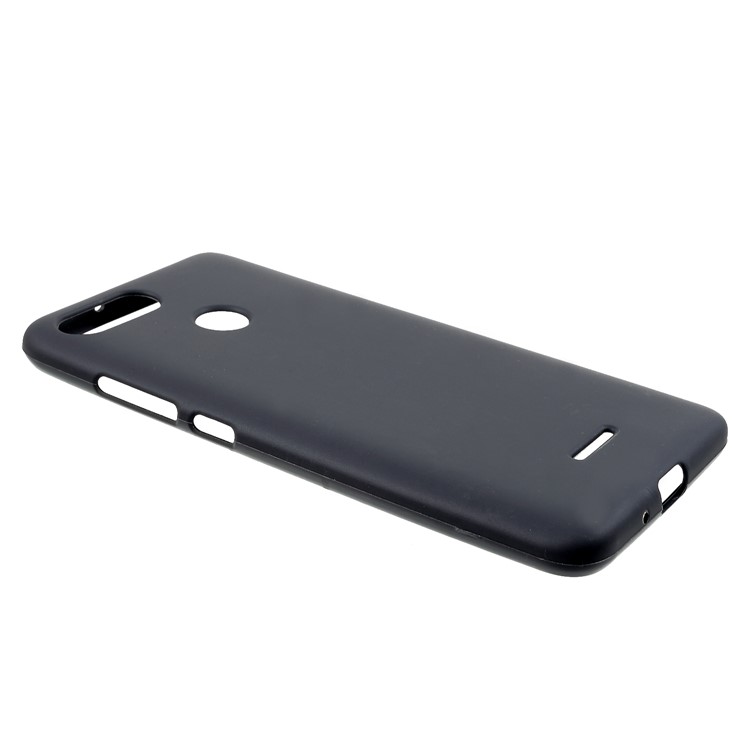 Double-Sided Matte Soft TPU Mobile Phone Case for Xiaomi Redmi 6 (Dual Camera: 12MP+5MP) - Black-2