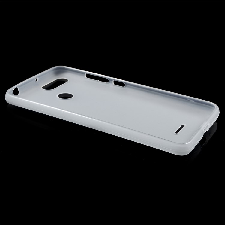 Double-Sided Matte Soft TPU Mobile Phone Cover for Xiaomi Redmi 6 (Dual Camera: 12MP+5MP) - Transparent-4
