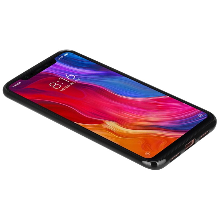 MOMAX Metallic Edge Case Electroplated TPU Phone Cover for Xiaomi Mi 8 (6.21-inch) - Black-10