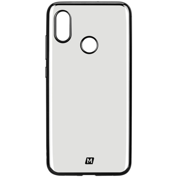 MOMAX Metallic Edge Case Electroplated TPU Phone Cover for Xiaomi Mi 8 (6.21-inch) - Black-4
