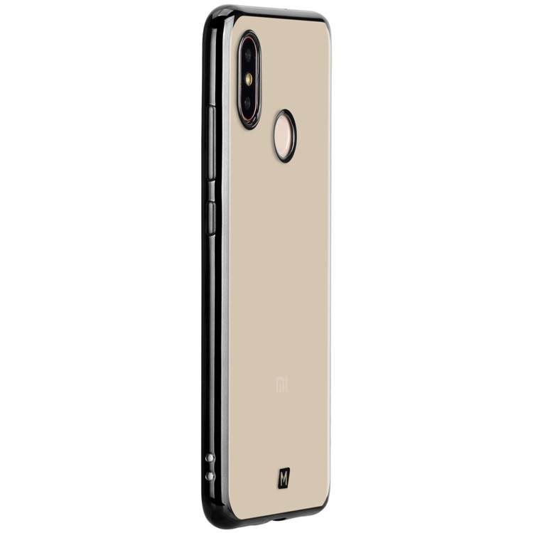 MOMAX Metallic Edge Case Electroplated TPU Phone Cover for Xiaomi Mi 8 (6.21-inch) - Black-6