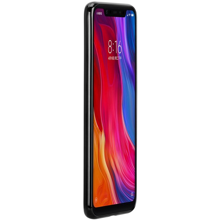 MOMAX Metallic Edge Case Electroplated TPU Phone Cover for Xiaomi Mi 8 (6.21-inch) - Black-7