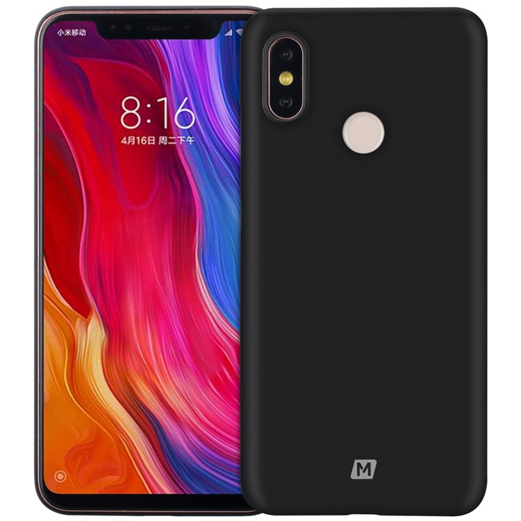 MOMAX Membrance Case 0.4mm Ultra-Thin PP Phone Cover for Xiaomi Mi 8 (6.21-inch) - Black-1