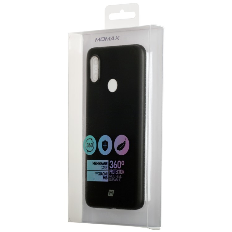 MOMAX Membrance Case 0.4mm Ultra-Thin PP Phone Cover for Xiaomi Mi 8 (6.21-inch) - Black-13