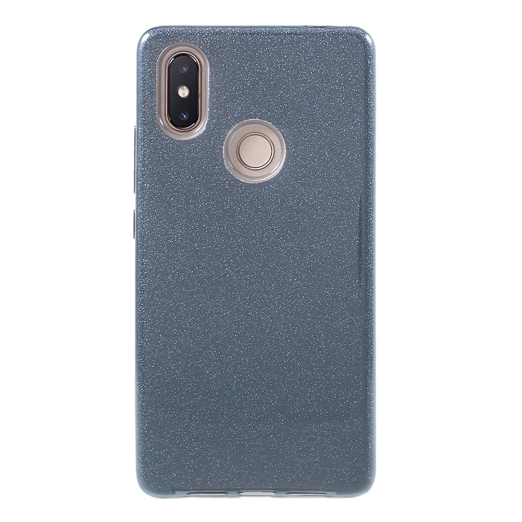 Glittery TPU + PC Hybrid Back Phone Casing for Xiaomi Mi 8 SE (5.88-inch) - Grey-1