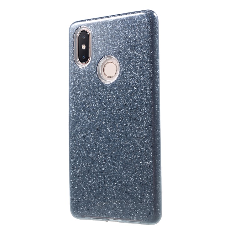 Glittery TPU + PC Hybrid Back Phone Casing for Xiaomi Mi 8 SE (5.88-inch) - Grey-3