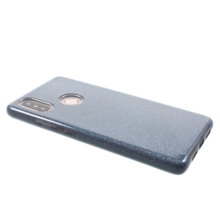 Glittery TPU + PC Hybrid Back Phone Casing for Xiaomi Mi 8 SE (5.88-inch) - Grey-4