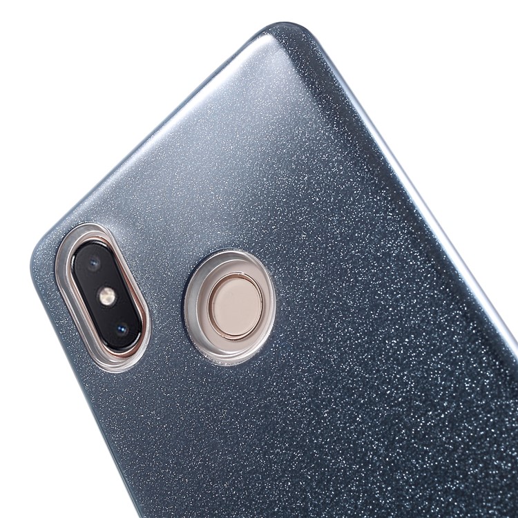 Glittery TPU + PC Hybrid Back Phone Casing for Xiaomi Mi 8 SE (5.88-inch) - Grey-5