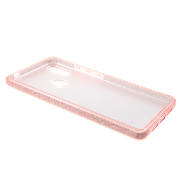Glittery TPU + PC Hybrid Back Phone Shell for Xiaomi Mi 8 SE (5.88-inch) - Pink-5