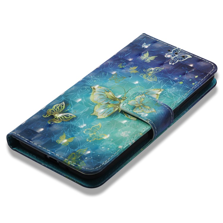 Pattern Printing Leather Wallet Cover for Xiaomi Redmi 6A/Redmi 6 - Butterfly Pattern-8