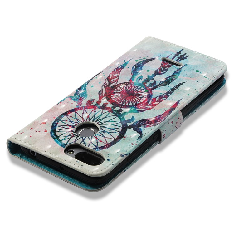 Pattern Printing Leather Wallet Phone Casing for Xiaomi Redmi 6A/Redmi 6 - Dream Catcher-8