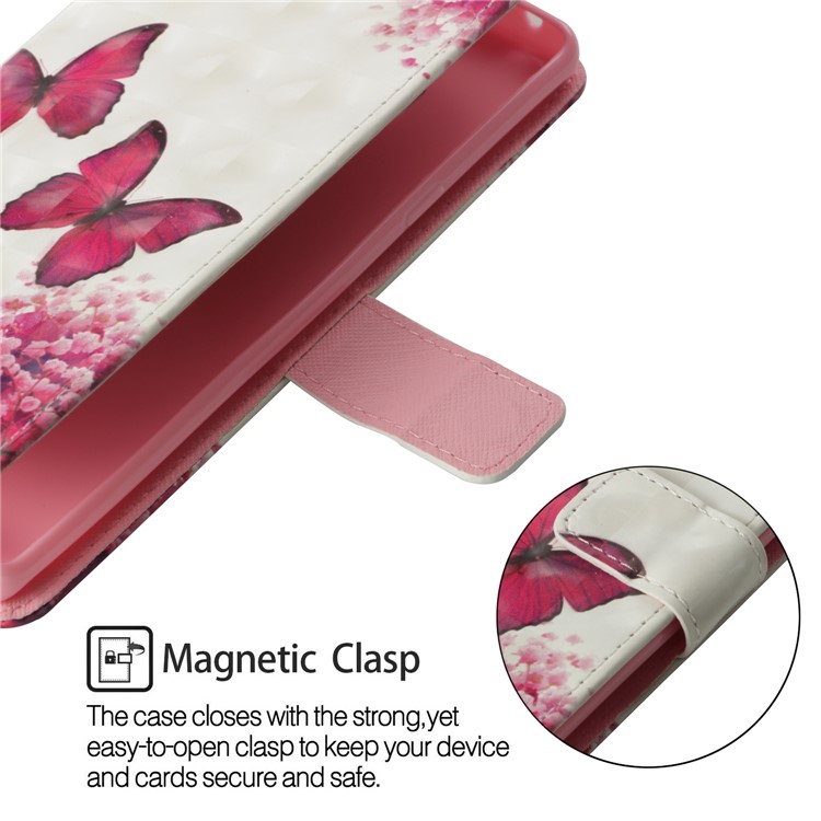 Custodia In Similpelle Per Telefono Cellulare copertura Per Xiaomi Redmi 6a / Redmi 6 - Motivo A Farfalla-5