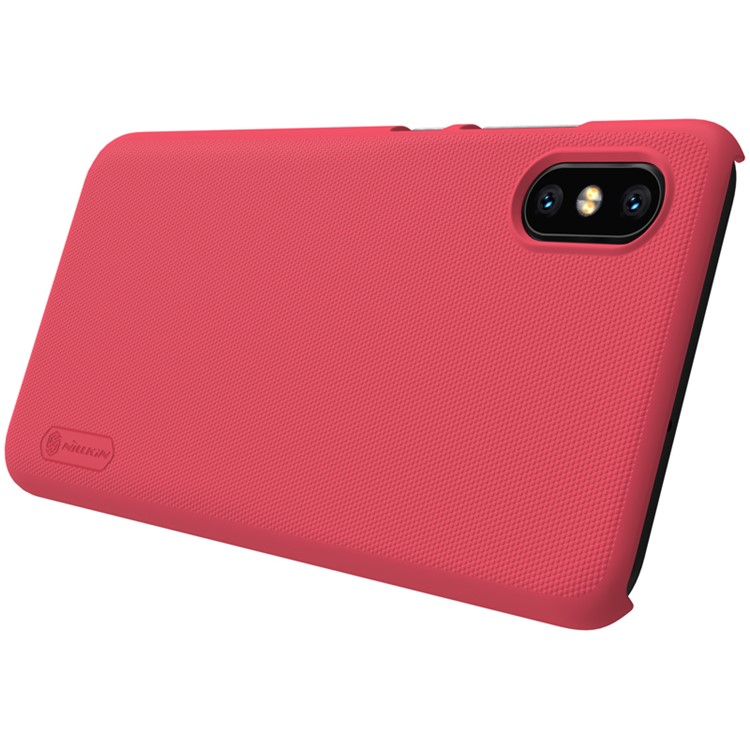 NILLKIN Super Frosted Shield PC Protector Shell for Xiaomi Mi 8 Explorer Edition - Red-6