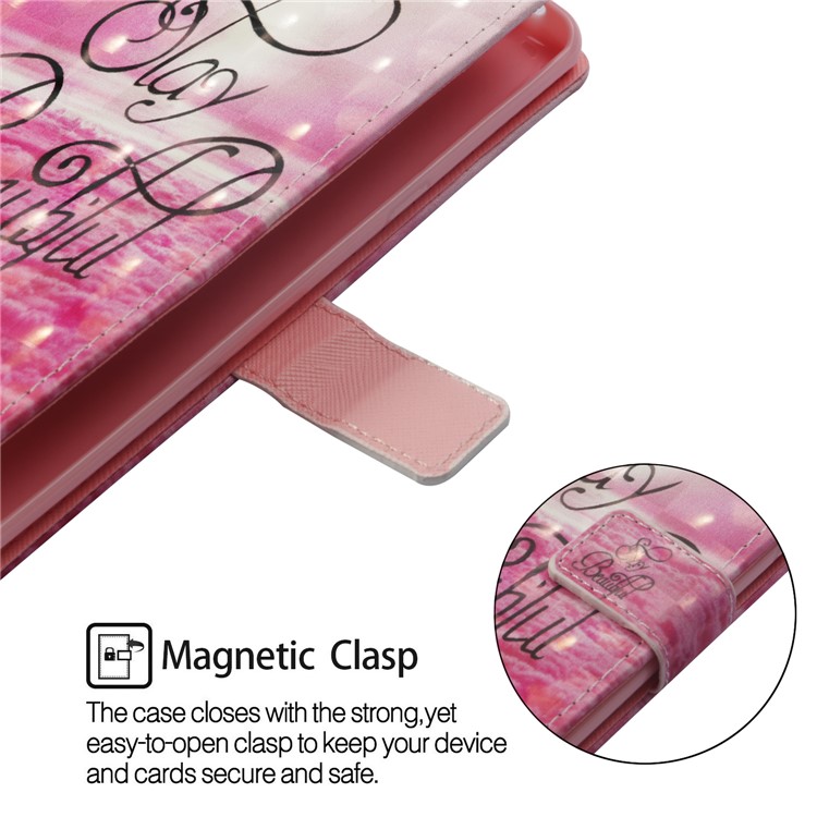 Light Spot Decor Pattern Printing Leather Phone Case for Xiaomi Mi A2 Lite / Redmi 6 Pro - Stay Beautiful-5
