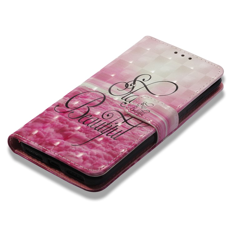 Light Spot Decor Pattern Printing Leather Phone Case for Xiaomi Mi A2 Lite / Redmi 6 Pro - Stay Beautiful-7