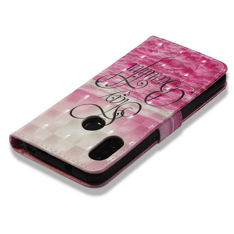 Light Spot Decor Pattern Printing Leather Phone Case for Xiaomi Mi A2 Lite / Redmi 6 Pro - Stay Beautiful-8