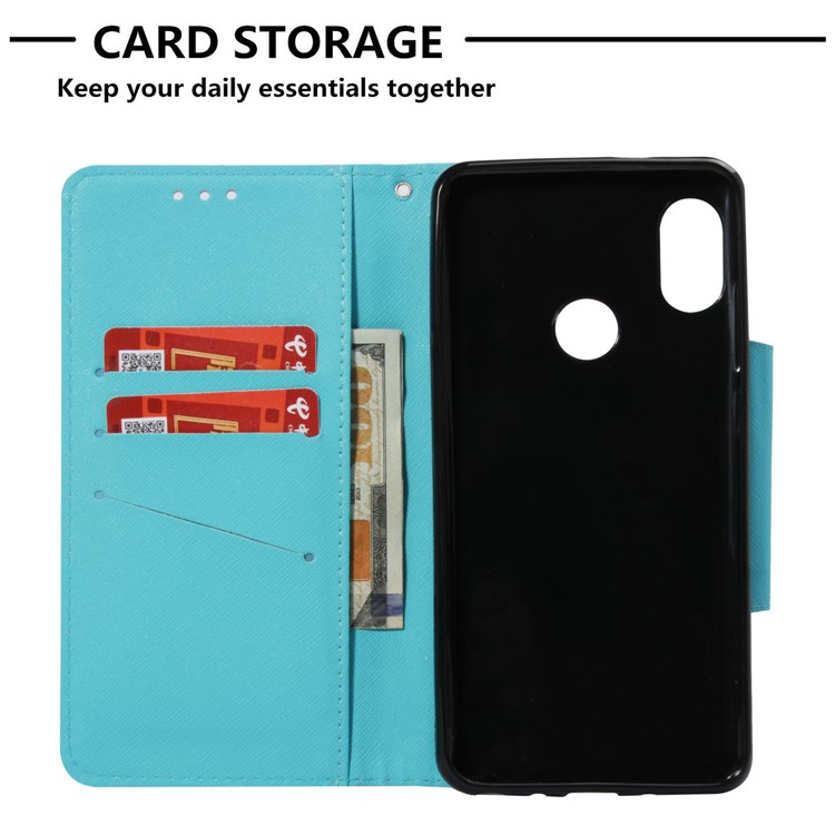 Pattern Printing Wallet Leather Phone Cover for Xiaomi Redmi Note 5 Pro (Dual Camera) / Redmi Note 5 (China) - Panda on Tree-6