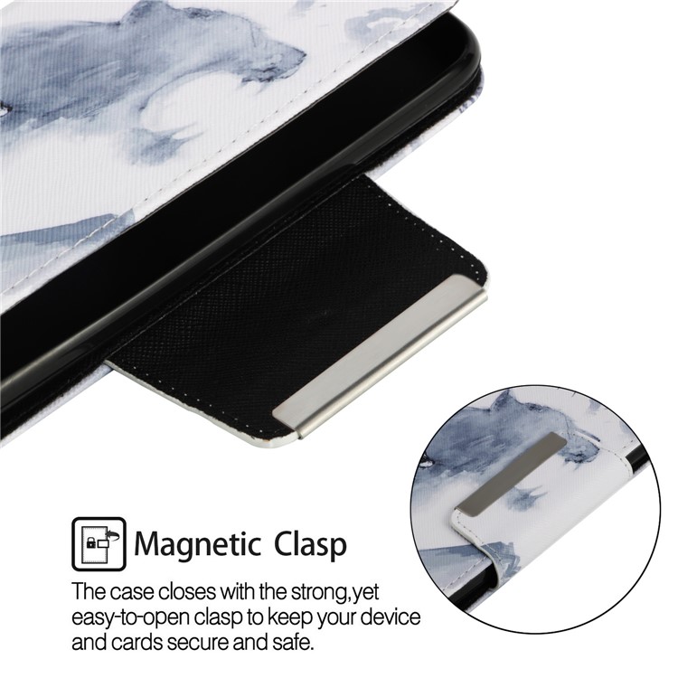 Pattern Printing Leather Magnetic Wallet Cell Phone Cover for Xiaomi Redmi Note 5 Pro (Dual Camera) / Redmi Note 5 (China) - Howling Animal-5