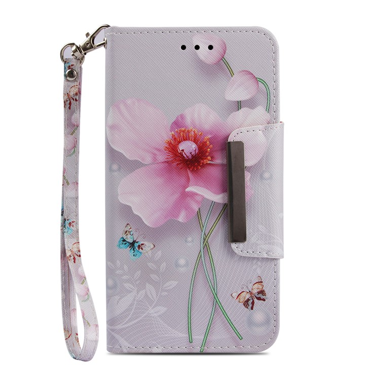 Pattern Printing PU Leather Protection Case Cover for Xiaomi Redmi Note 5 Pro (Dual Camera) / Redmi Note 5 (China) - Butterflies and Flowers-2