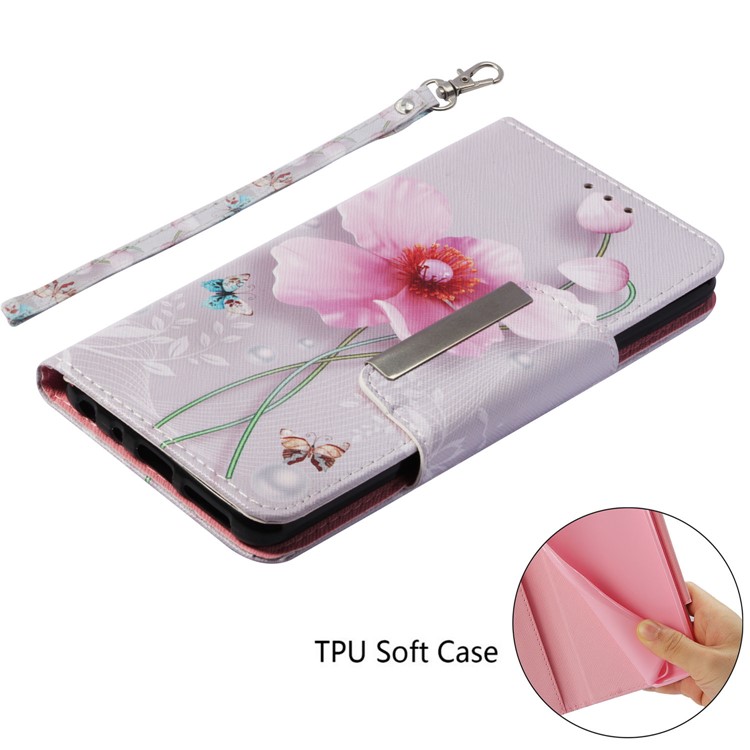 Pattern Printing PU Leather Protection Case Cover for Xiaomi Redmi Note 5 Pro (Dual Camera) / Redmi Note 5 (China) - Butterflies and Flowers-7