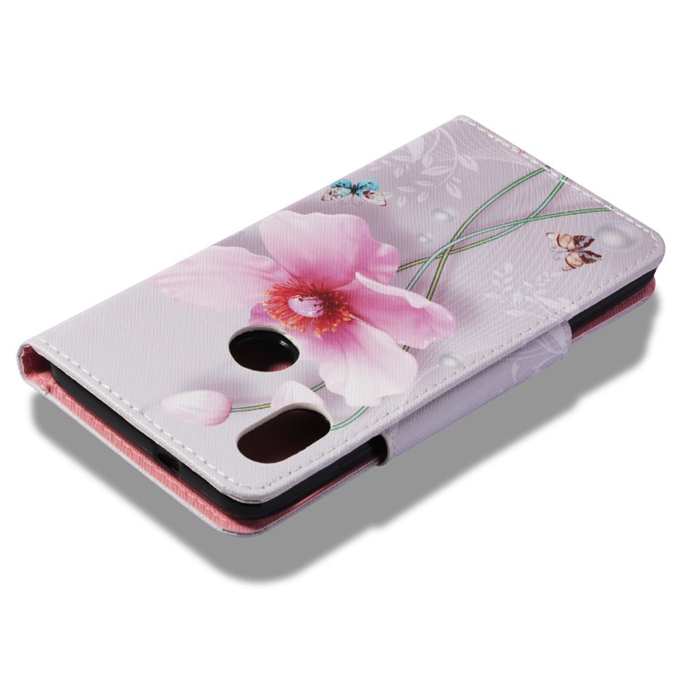 Pattern Printing PU Leather Protection Case Cover for Xiaomi Redmi Note 5 Pro (Dual Camera) / Redmi Note 5 (China) - Butterflies and Flowers-8