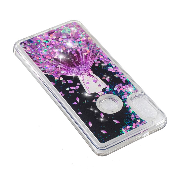 Pattern Printing Dynamic Quicksand TPU Case for Xiaomi Redmi Note 5 Pro (Dual Camera) / Redmi Note 5 (China) - Pretty Girl-5