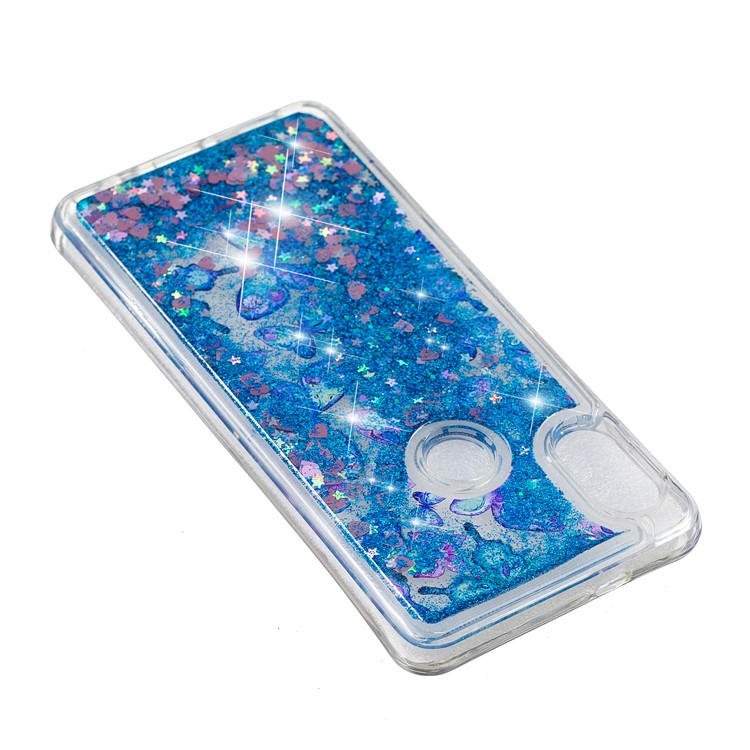 Pattern Printing Dynamic Quicksand TPU Shell for Xiaomi Redmi Note 5 Pro (Dual Camera) / Redmi Note 5 (China) - Butterflies-5