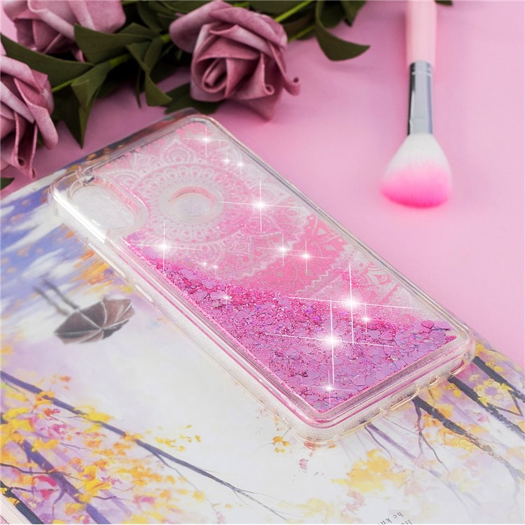 Pattern Printing Dynamic Quicksand TPU Back Cover for Xiaomi Redmi Note 5 Pro (Dual Camera) / Redmi Note 5 (China) - Mandala-6